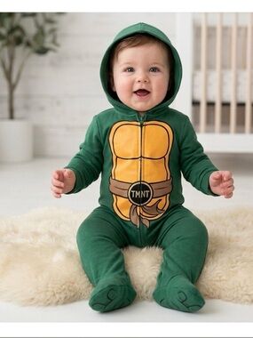 TMNT Ninja Turtles One-Piece Footie